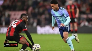 اللقاء المنتظر: موعد أرسنال وبورنموث في الدوري الإنجليزي وقنوات النقل